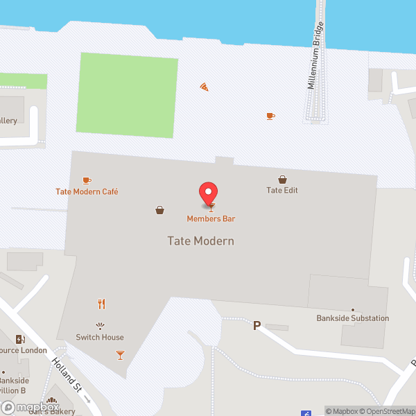 Map of Tate Modern