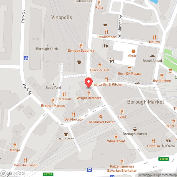 Map of Wright Brothers Borough Market