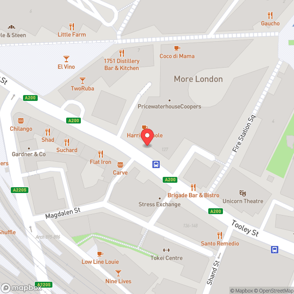 Map of Costa Coffee