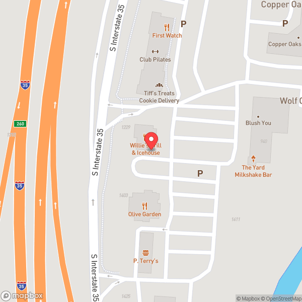 Map of P. Terry’s