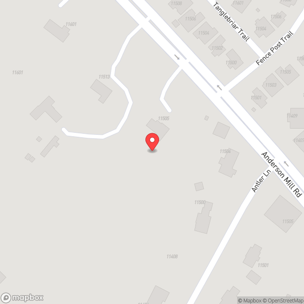 Map of Anderson Terrace