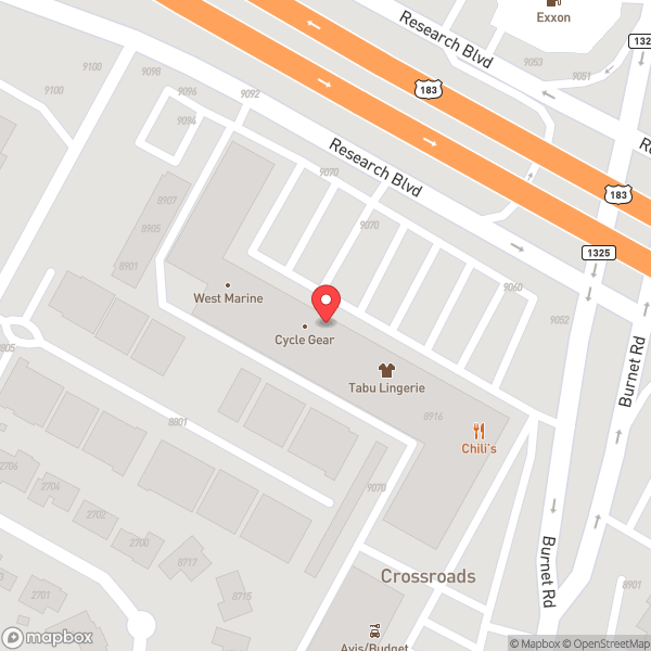 Map of Pluckers Wing Bar