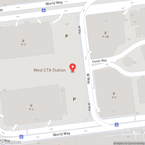 Map of Los Angeles International Airport (LAX)