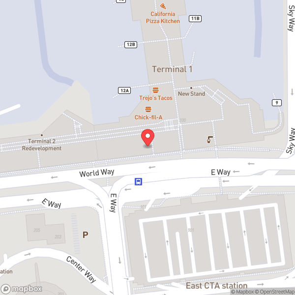 Map of Baggage Claim - T1