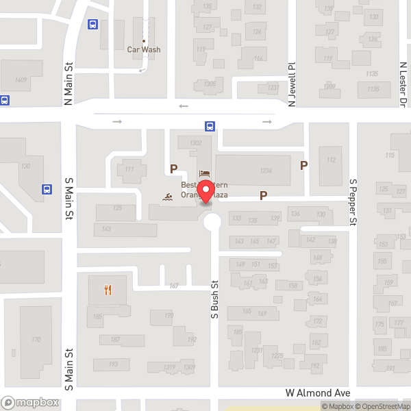 Map of Best Western Orange Plaza