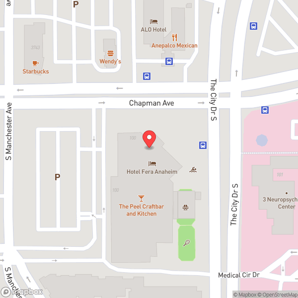 Map of The Peel Craftbar & Kitchen