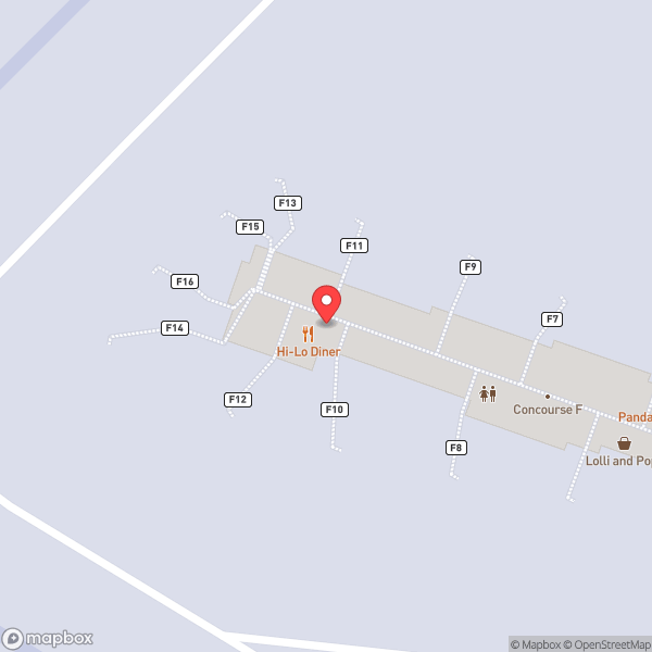 Map of Gate F16