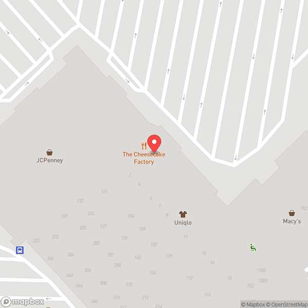 Map of The Cheesecake Factory