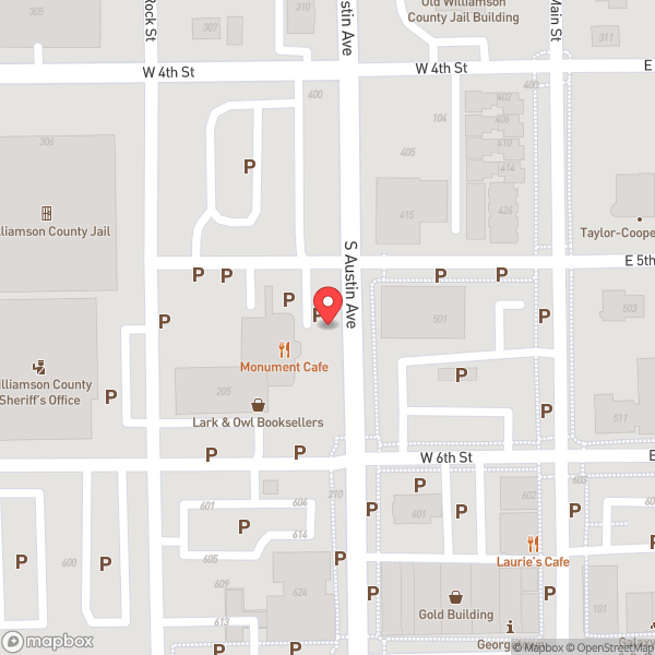 Map of Monument Cafe
