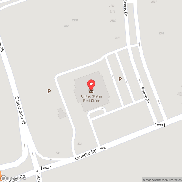 Map of Post Office