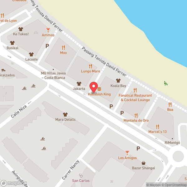 Map of Nostro Café Costa