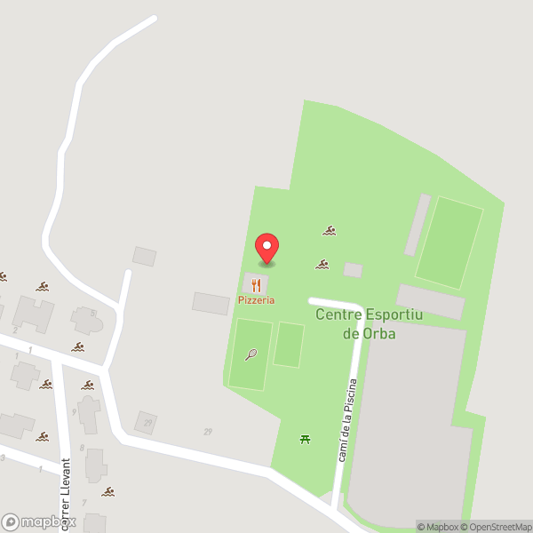 Map of Pizzeria de Orba