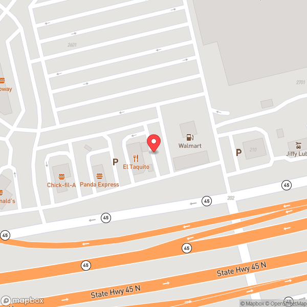Map of Taco Palenque