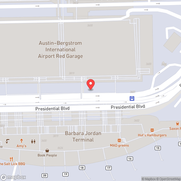 Map of Pick up Area H