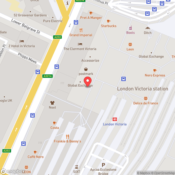 Map of Starbucks