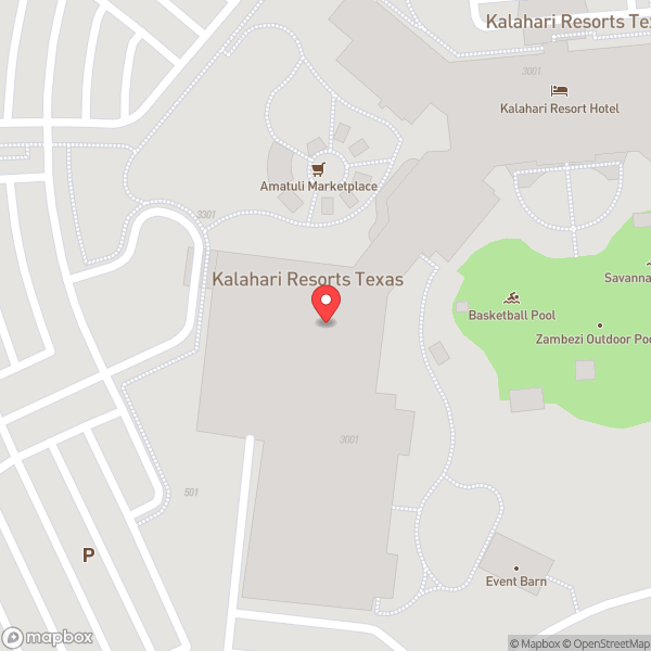 Map of Kalahari Convention Center