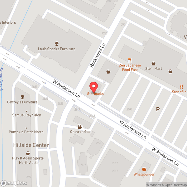 Map of Starbucks