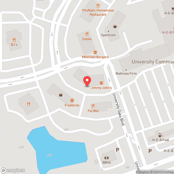 Map of Jimmy John's