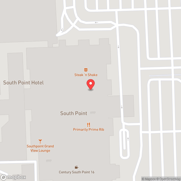Map of South Point Hotel & Casino