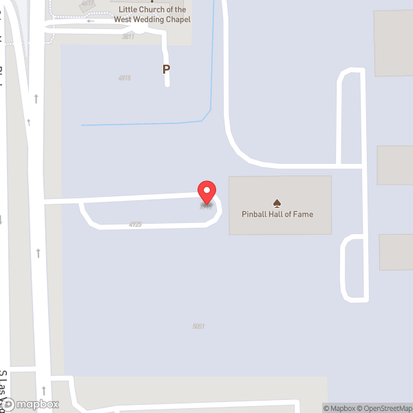 Map of Pinball Hall of Fame
