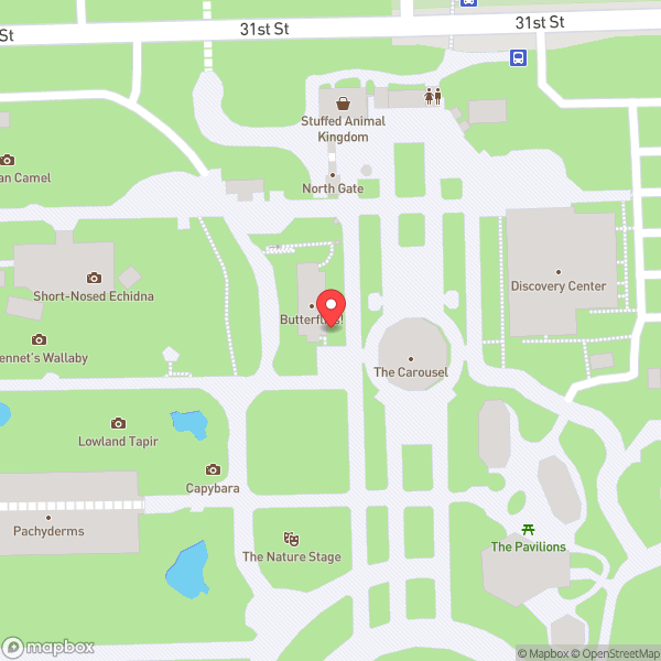 Map of Brookfield Zoo