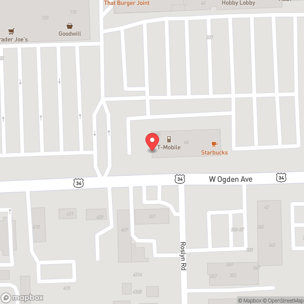 Map of Starbucks