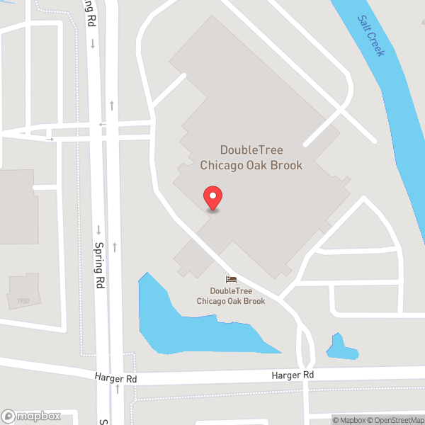 Map of Double Tree By Hilton Oakbrook Center Fitness Center