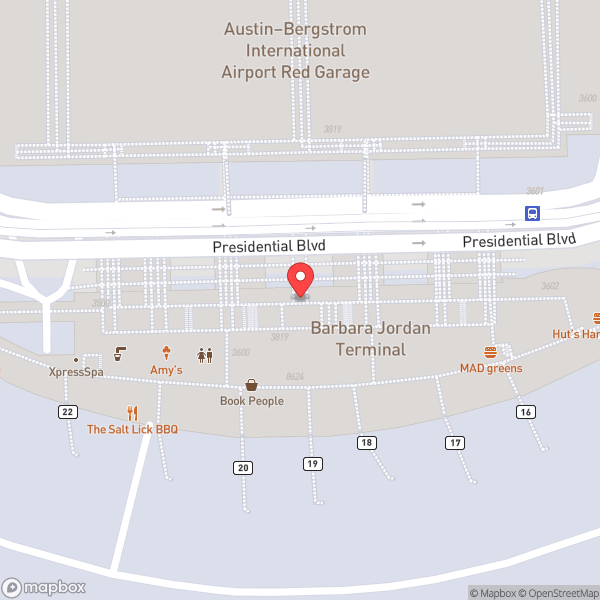Map of Baggage Claim 4