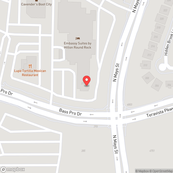Map of Bar Louie