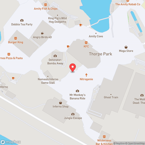 Map of Thorpe Park