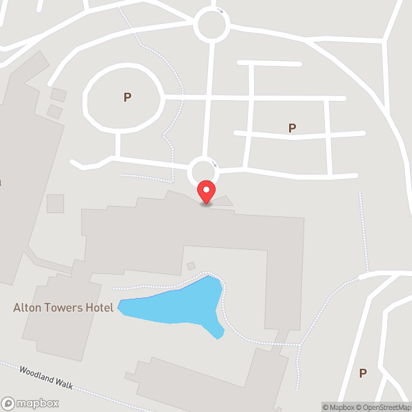 Map of Alton Towers Hotel