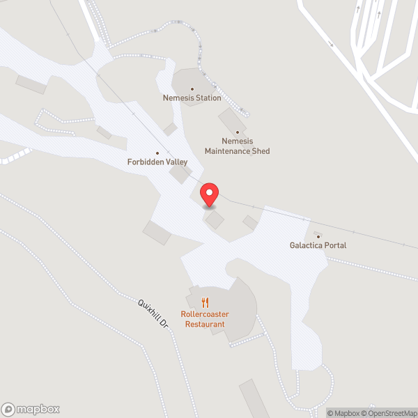 Map of Rollercoaster Restaurant