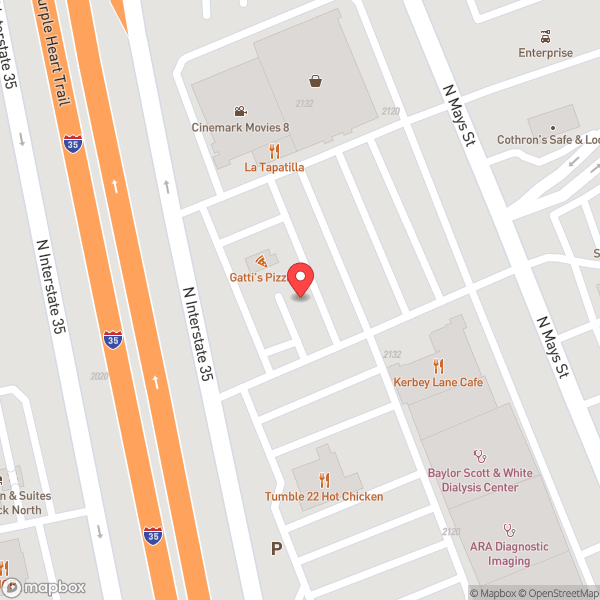 Map of Velvet Taco