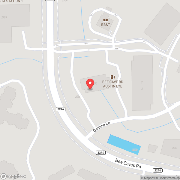 Map of Austin Eye Clinic