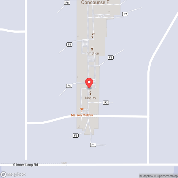 Map of Gate F1