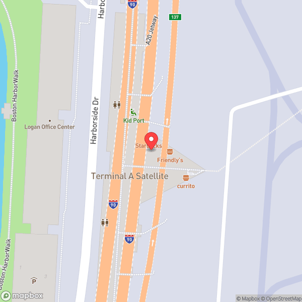 Map of Delta Sky Club
