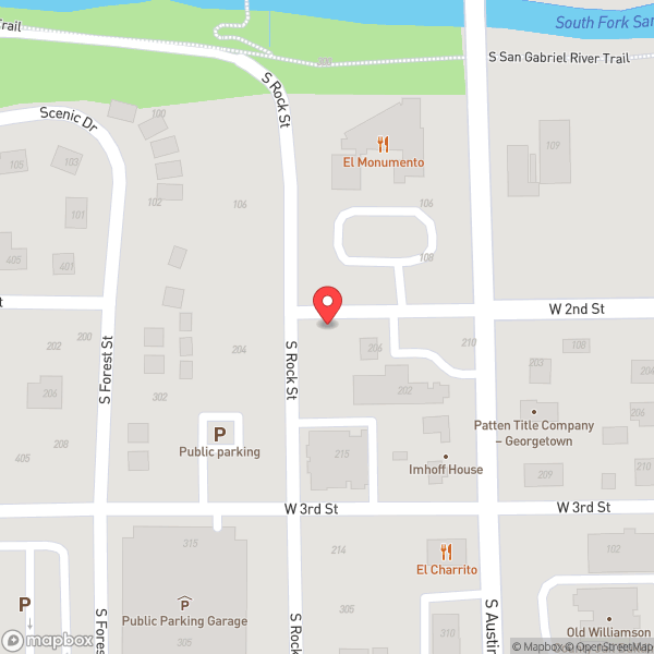 Map of Performing Arts Center - Palace Theater