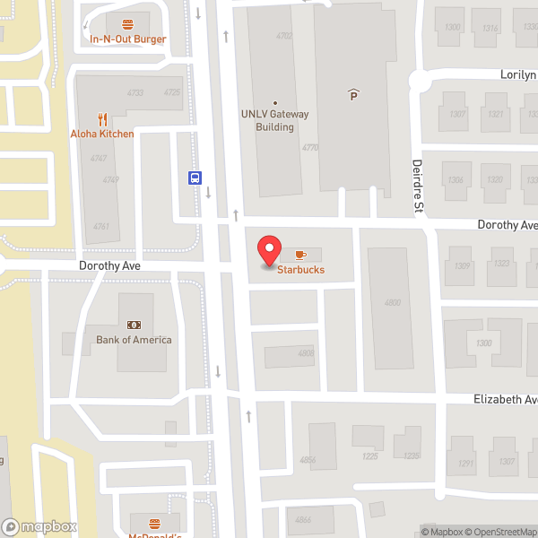 Map of Starbucks