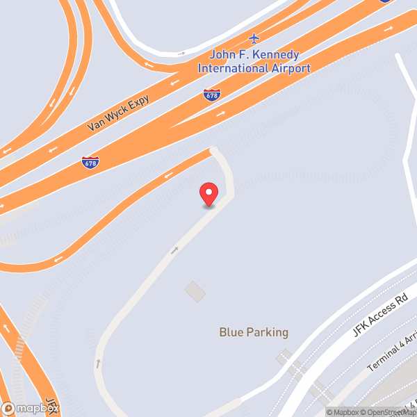 Map of John F. Kennedy International Airport (JFK)