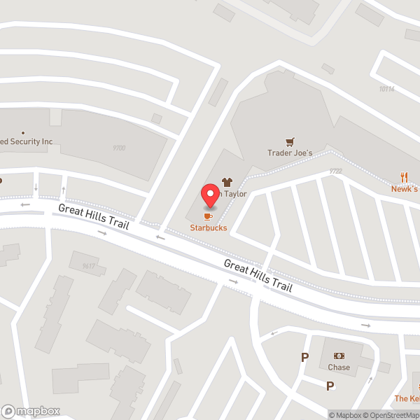Map of Starbucks