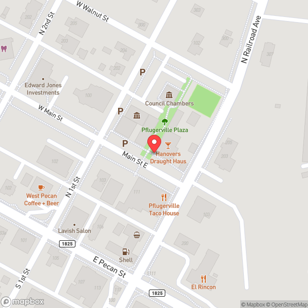 Map of Hanover's Draught Haus