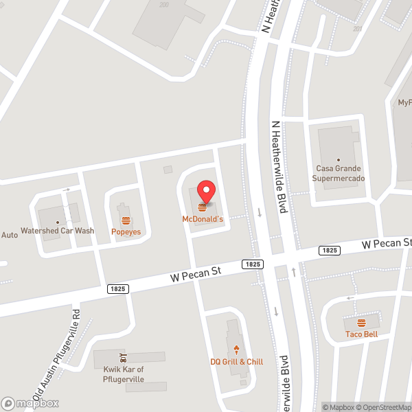 Map of McDonald's