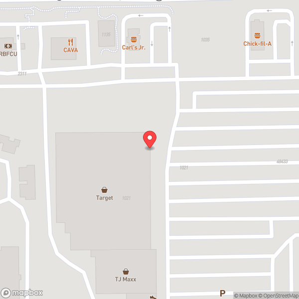 Map of Target