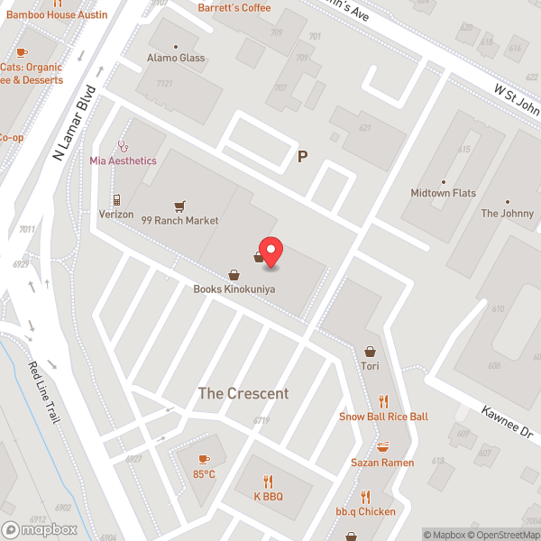 Map of Kura Revolving Sushi Bar
