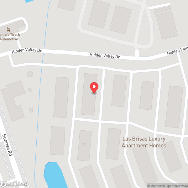 Map of Las Brisas Luxury Apartments