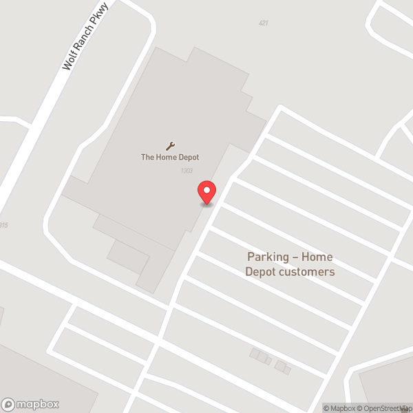 Map of The Home Depot