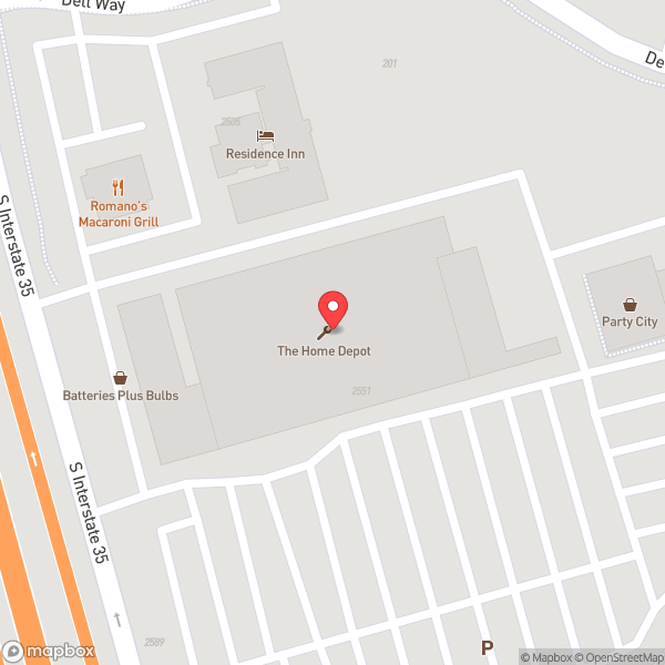 Map of The Home Depot