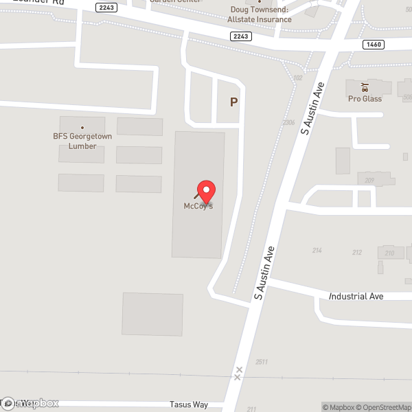 Map of Mccoy's