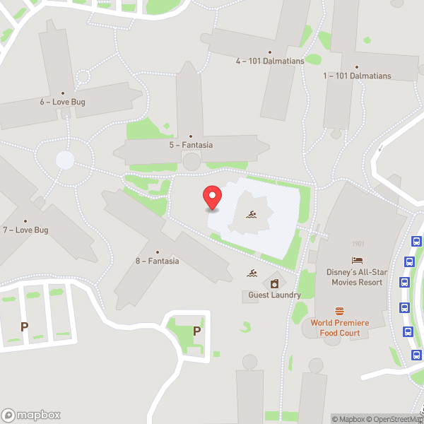 Map of Fantasia Buildings