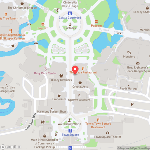 Map of Main Street Bakery (feat. Starbucks)